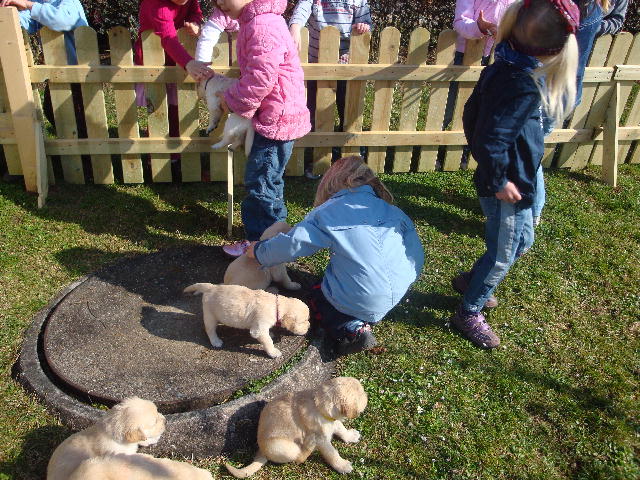 Kindergarten zu Besuch