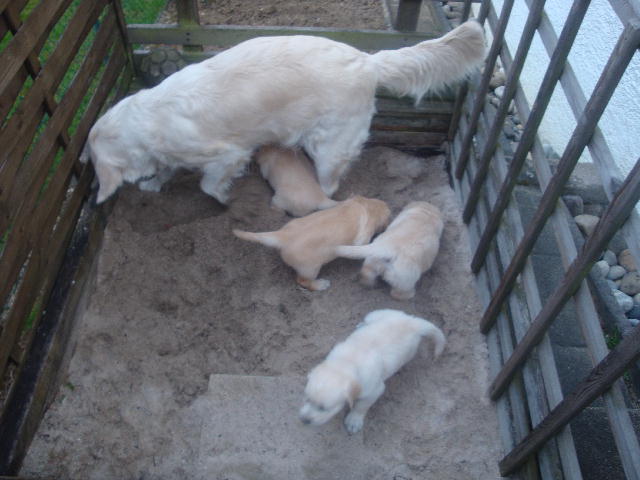 mit Mama im Sandkasten