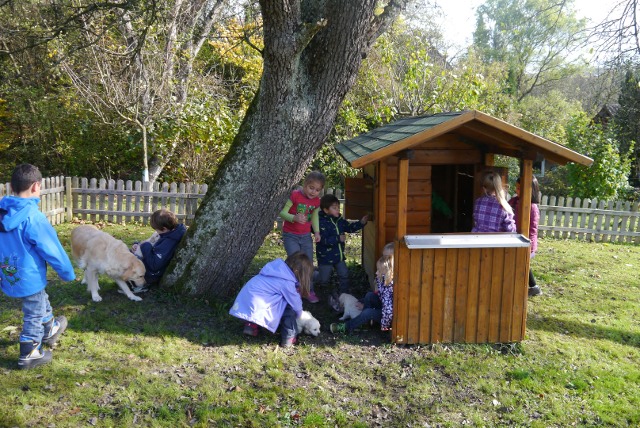 Kindergarten zu Besuch